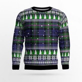 Clan Baird Modern Tartan Christmas Ugly Sweater YK58 Baird Modern Tartan Tartan Ugly Sweater
